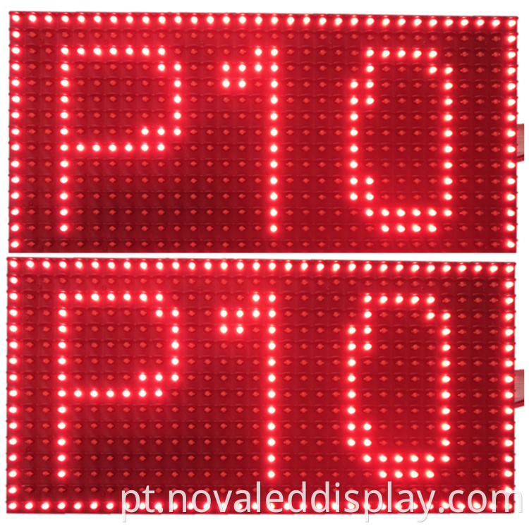 Single color led display modules